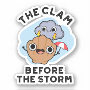 Sticker La Jambe Avant La Tempête Un Météo Drôle