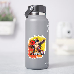 Sticker La Jíbaraza 5 – Art jíbara portoricain • Boricua