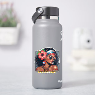 Sticker La Jíbaraza 6 – Art jíbara portoricain • Boricua