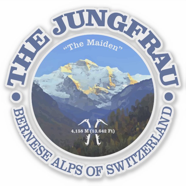 Sticker La Jungfrau (Devant)