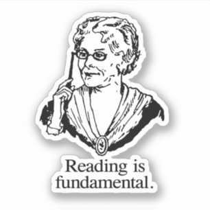 Sticker La lecture est fondamentale