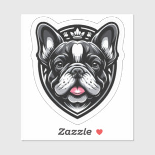 Sticker La mascotte royale française de Bulldog