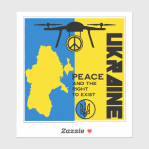 Sticker La Paix Pour L'Ukraine