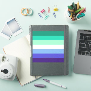 Sticker La palette de drapeau des hommes gays trans-inclus