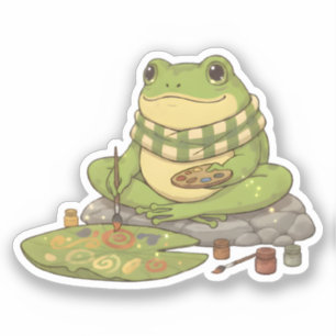 Sticker La peinture de feuilles de Zochi