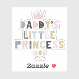 Sticker La petite princesse de papa