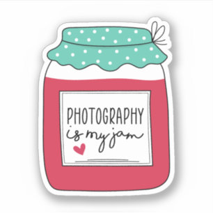 Sticker La photographie est My Jam, Funny Photographer Gif