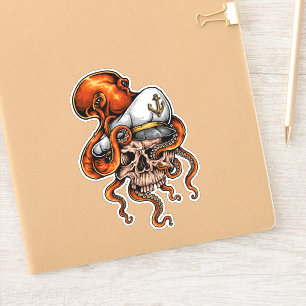 Sticker La pieuvre et le capitaine de la mer