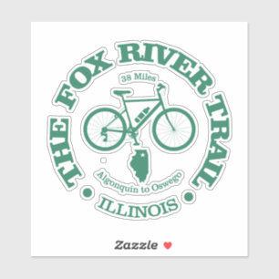 Sticker La piste de Fox River (cyclisme)