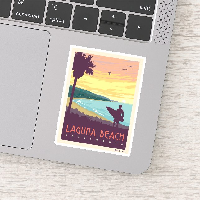 Sticker La plage de Laguna | La plage de Laguna (Détail)