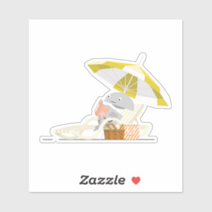 Sticker La plage de Mia