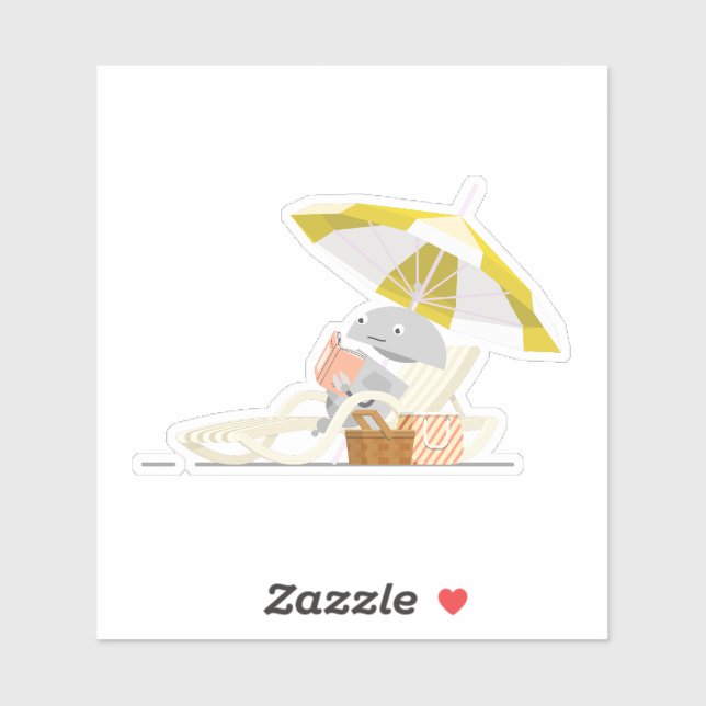 Sticker La plage de Mia (Feuille)