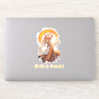 Sticker La réalité est exagérée