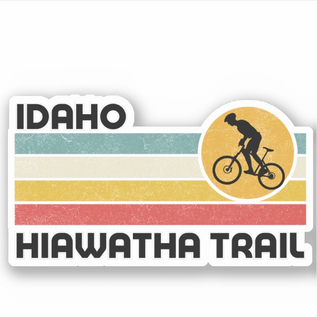 Sticker La Route de la Hiawatha - VTT Pittoresque (Devant)