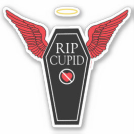 Sticker La Saint-Valentin est en paix, maudite