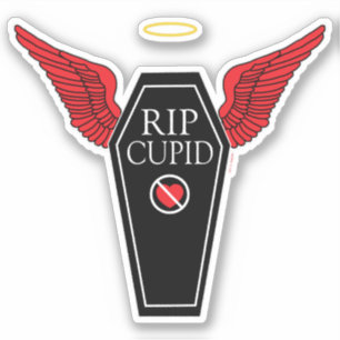 Sticker La Saint-Valentin est en paix, maudite