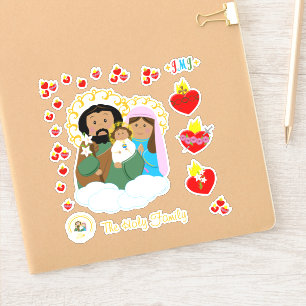 Sticker La Sainte Famille : Jésus, Marie et Joseph