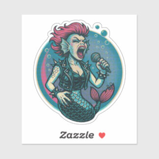 Sticker la sirène de vinyle
