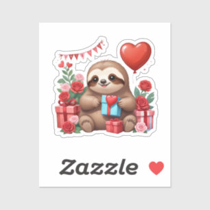 Sticker La surprise de la Saint Valentin de Sloth