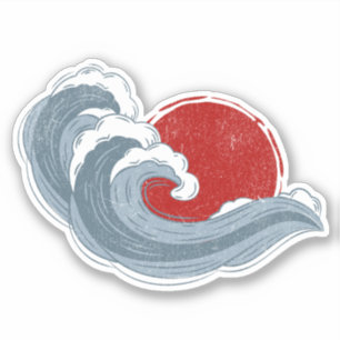 Sticker La vague de Kanagawa