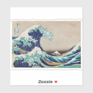 STICKER "LA VAGUE" PAR KATSUSHIKA HOKUSAI