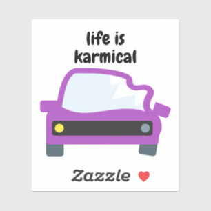 Sticker La vie est karmique
