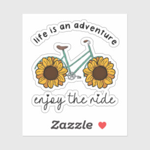 Sticker La Vie Est Une Aventure Profitez Du Voyage