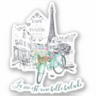 Sticker La vie est une belle balade