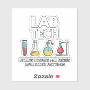 Sticker Laboratoire des technologies de laboratoire