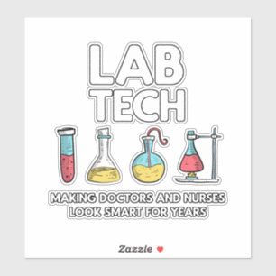 Sticker Laboratoire technique