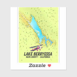 Sticker lac Berryessa comté de Napa, Californie
