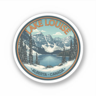 Sticker Lac Louise Canada Voyage Cadeau Parc national de B