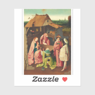 Sticker L'Adoration des mages par Jérôme Bosch