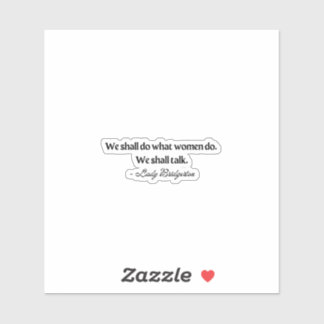 Sticker Lady Bridgerton