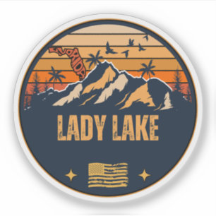 Sticker Lady Lake, Floride 