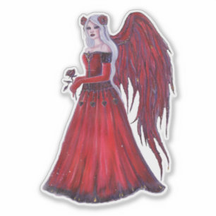 Sticker Ladybug Fairy Heart valentine fairy par Renee