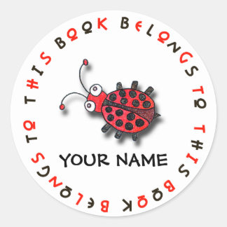 Sticker Ladybug personnalisé