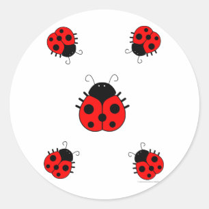 Sticker Ladybugs