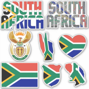 Sticker L'Afrique du Sud Extraordinaire forme des symboles