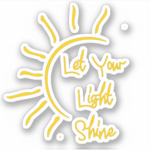 Sticker Laissez votre lumière briller