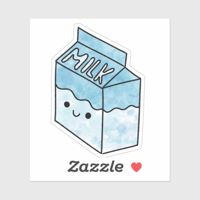 Sticker Lait délicieux (Feuille)