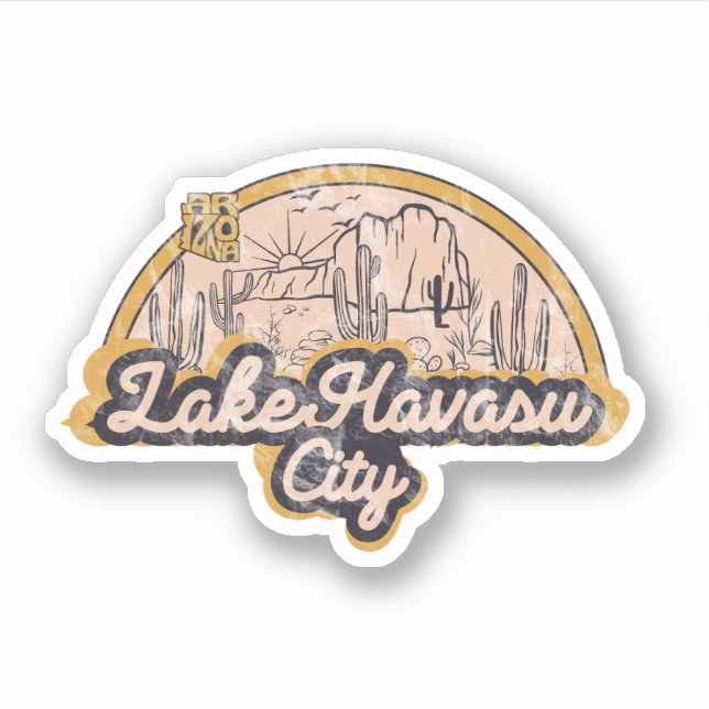 Sticker Lake Havasu City, Arizona (Devant)