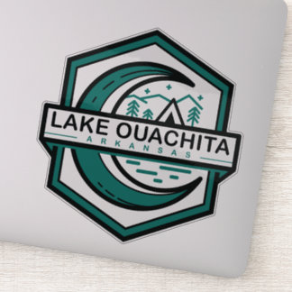 Sticker LAKE OUACHITA arkansas lune hexa