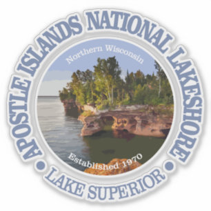 Sticker Lakeshore national des îles Apôtres