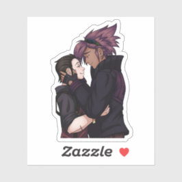 Sticker L'amour dans l'espace