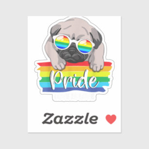 Sticker L'amour est amour LGBT Gay pride Mois Carlin Amour