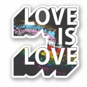 Sticker L'amour est l'amour
