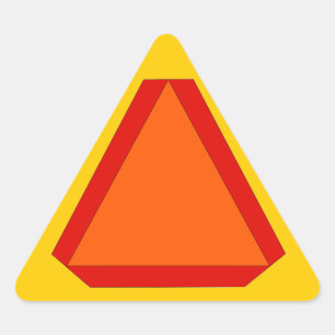 Sticker langsames Verschieben Zeichen für die Lage