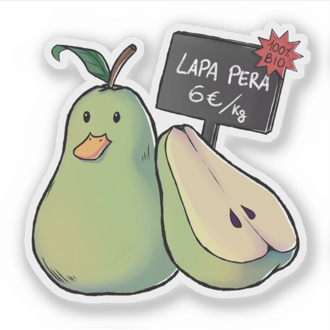 Sticker Lapa Pera (Devant)
