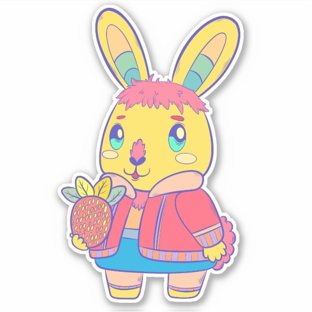 Sticker Lapin Mignon (Devant)
